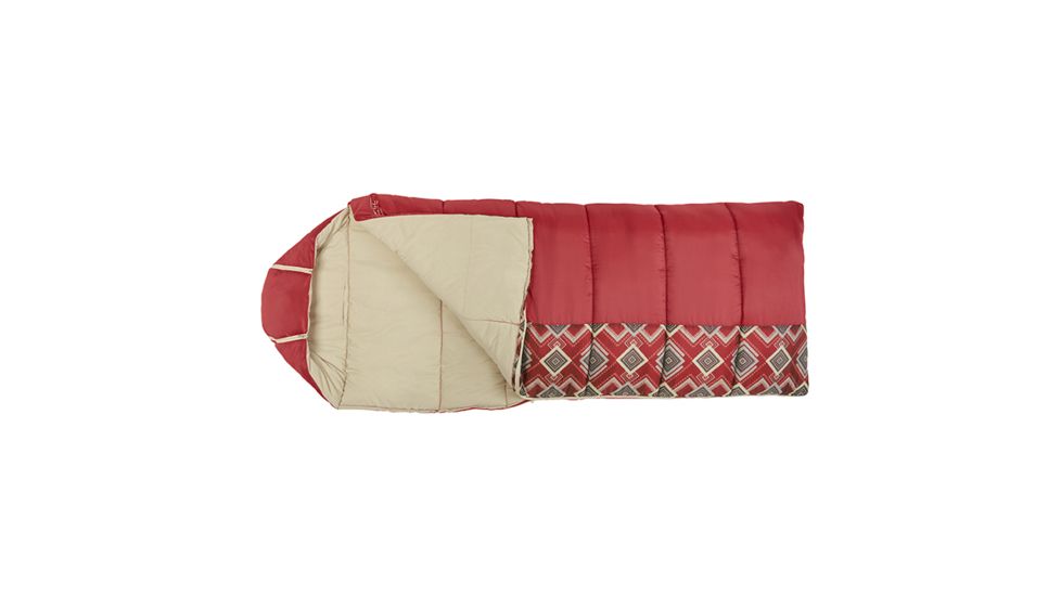 Wenzel Pop-Top Sleeping Bag, Brick, 7405118