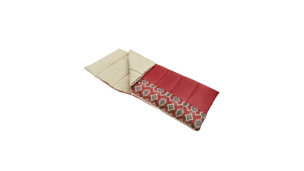 Wenzel Pop-Top Sleeping Bag, Brick, 7405118