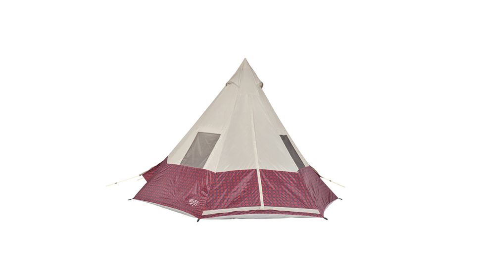 Wenzel Shenanigan Tent, 5 People Capacity, Red Buffalo Plaid, 7300818RBP