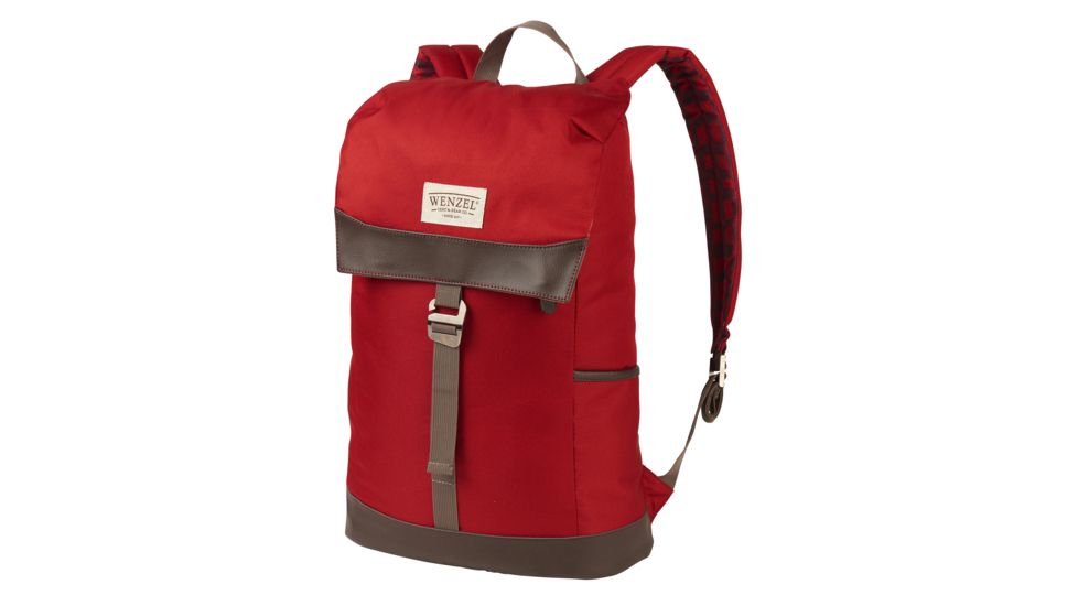 Wenzel Stache 20 Backpack, Red/Red Plaid, 7200418RRP