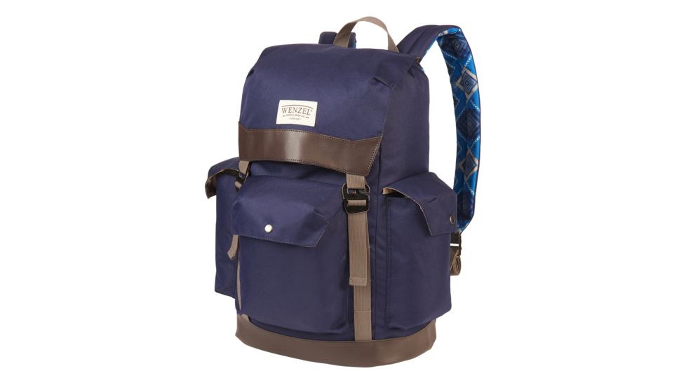 Wenzel Stache 28 Backpack, Blue/Blue Geo, 7200718BBG