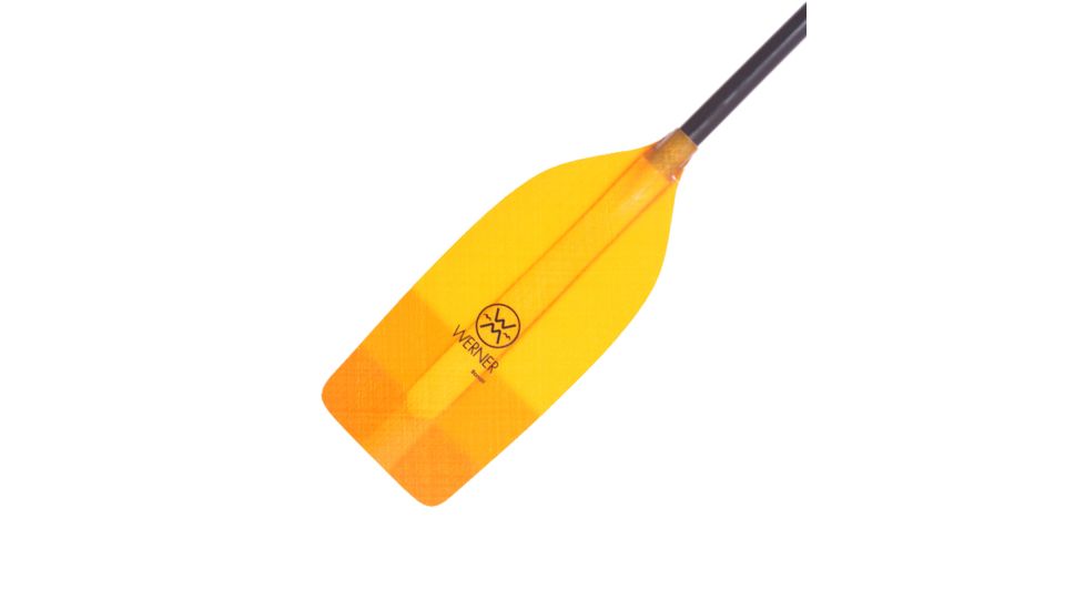 Werner Bandit Straight Shaft STD Paddle, Translucent Amber, 58" BA 1 F41-AMB-58
