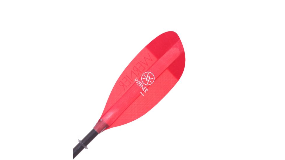 Werner Pack-Tour M Straight Shaft STD Paddle, Translucent Red, 210/225 cm PTM 4 F41-RED-210/225 cm