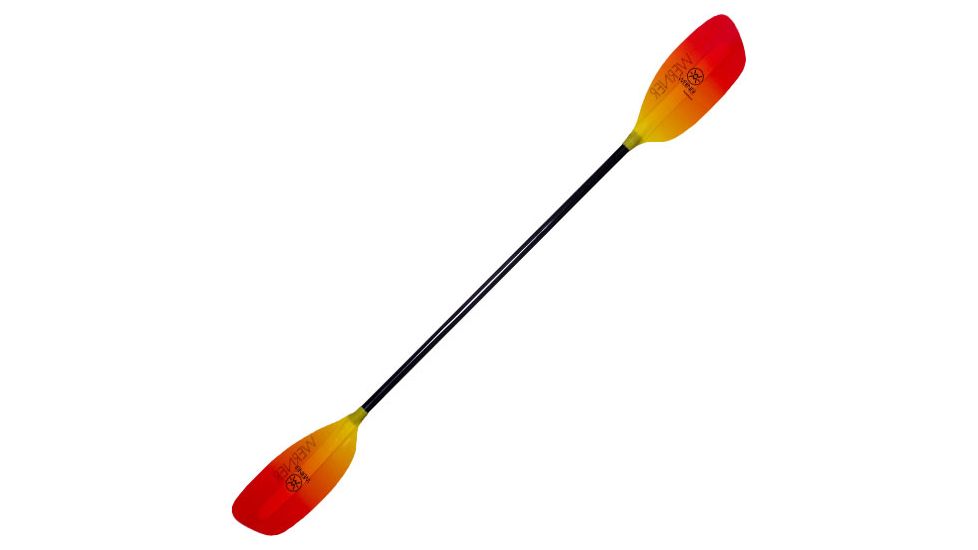 Werner Powerhouse 1 Piece Bent STD 30 Paddle, Gradient Blaze, 194, PH 1 F51 194 30 4243 RA