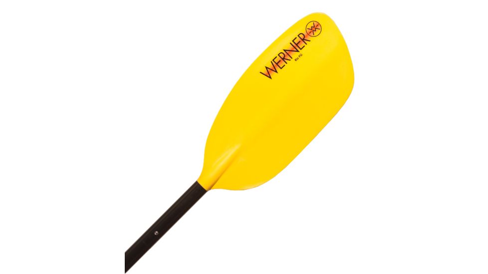 Werner Rio FG Straight Shaft STD 4pc Paddle, YEL-1944