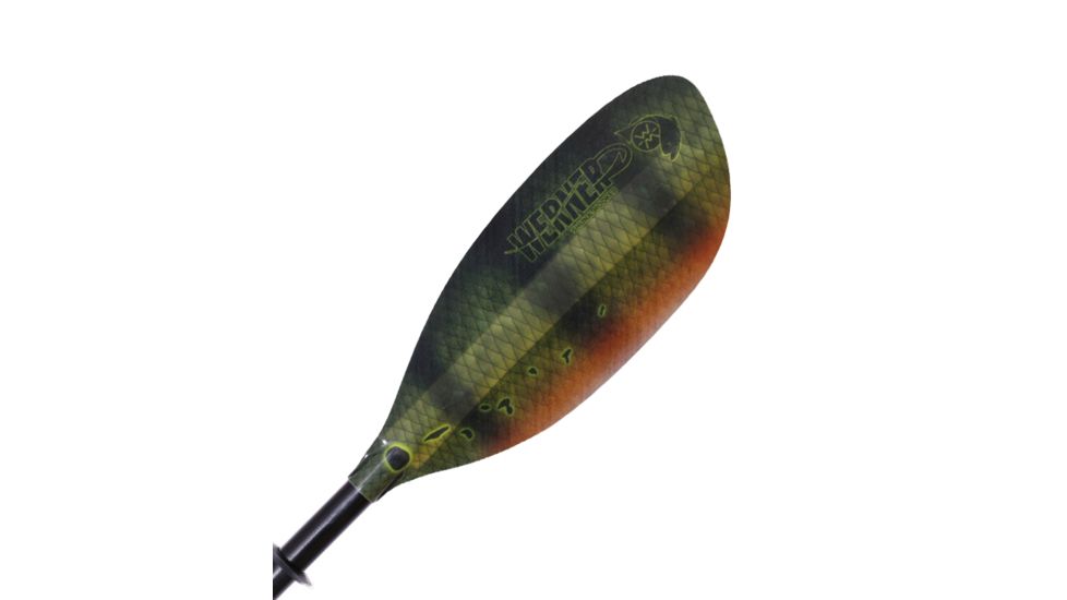 Werner Shuna Hooked Straight Shaft STD Paddle, Bass Peacock, 230 cm SU 2 F11-4342-230 cm
