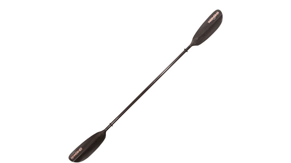 Werner Skagit CF 2 Piece Straight STD Paddle, Black, 230, SG 2 C11 230 BLK