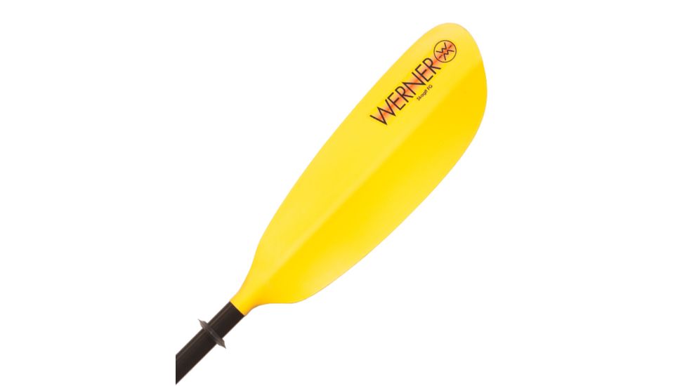 Werner Skagit FG Straight Shaft STD Paddle, 4 piece, Yellow, 230 cm SG 4 F11-YEL-230 cm