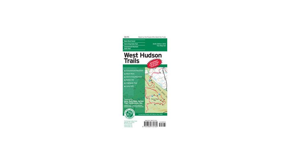 West Hudson Map Set, Ny/njtc, Publisher - Ny/nj Trail Confrnce