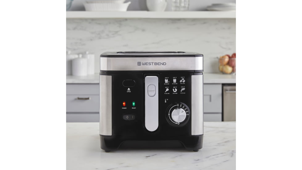 WestBend Deep Fryer, Stainless Steel, 3 Liter, DFWB3LBK13
