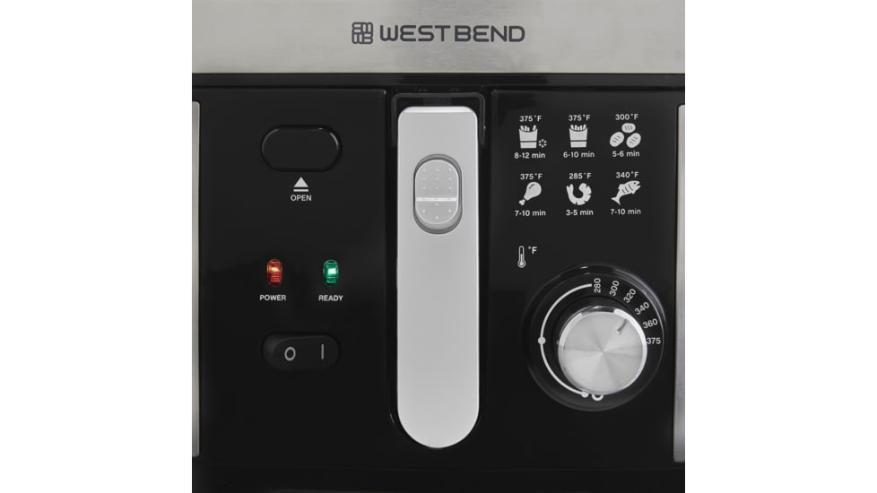 WestBend Deep Fryer, Stainless Steel, 3 Liter, DFWB3LBK13