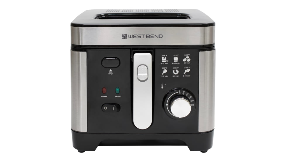 WestBend Deep Fryer, Stainless Steel, 3 Liter, DFWB3LBK13