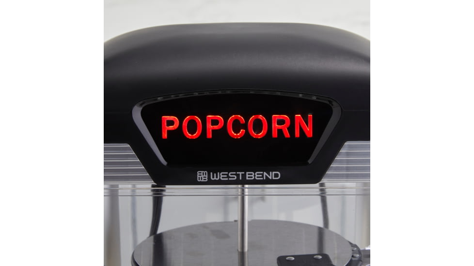 WestBend Theater Crazy Popcorn Maker, Black, 4 Quart, PCWBTCBK13