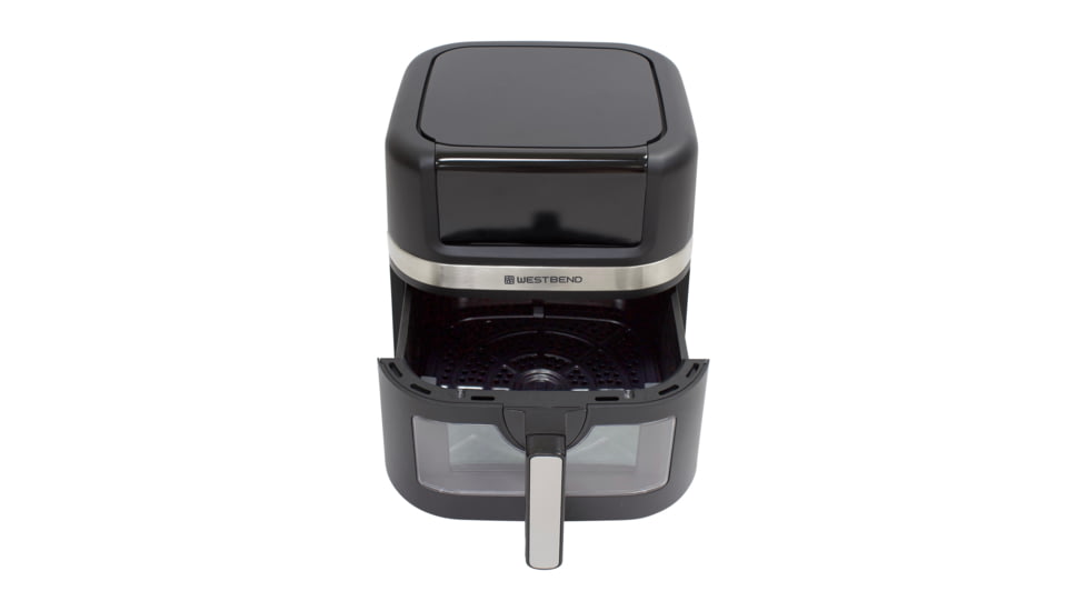 WestBend Touchscreen Air Fryer w/ 13 Presets and Easy-View Window, Black, 7 Quart, AFWB7QBK13