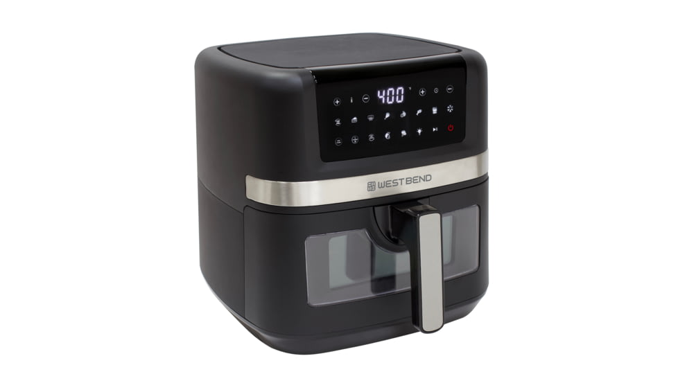 WestBend Touchscreen Air Fryer w/ 13 Presets and Easy-View Window, Black, 7 Quart, AFWB7QBK13