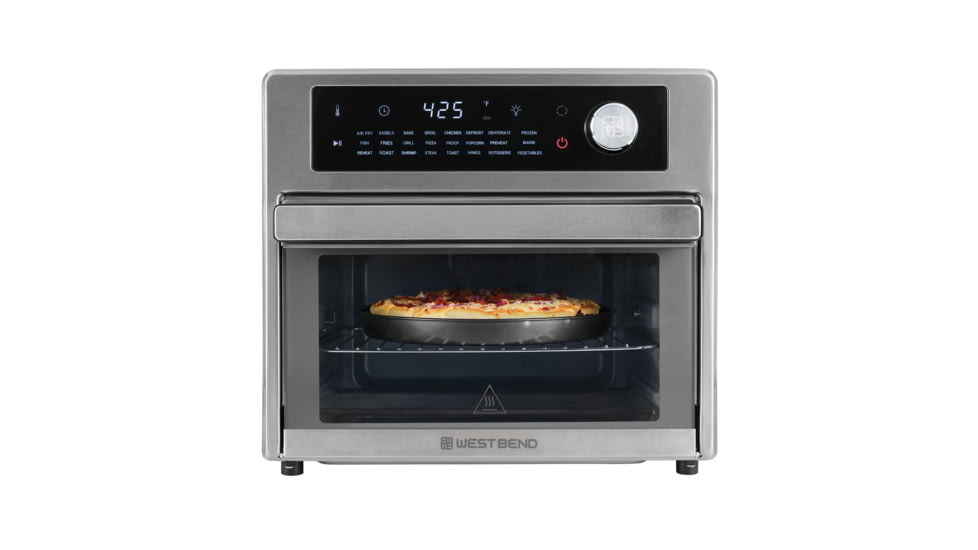 WestBend Air Fryer Oven w/ 24 Presets, Stainless Steel, 26 Quart, AFWB26BK13