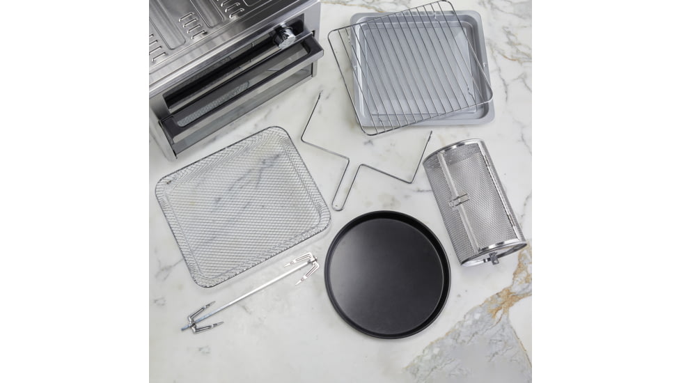 WestBend Air Fryer Oven w/ 24 Presets, Stainless Steel, 26 Quart, AFWB26BK13