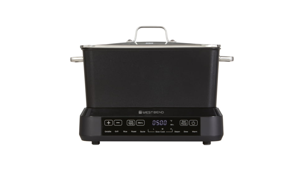 WestBend Versatility Cooker PLUS, Black, 6 Quart, VCWB6QBK13