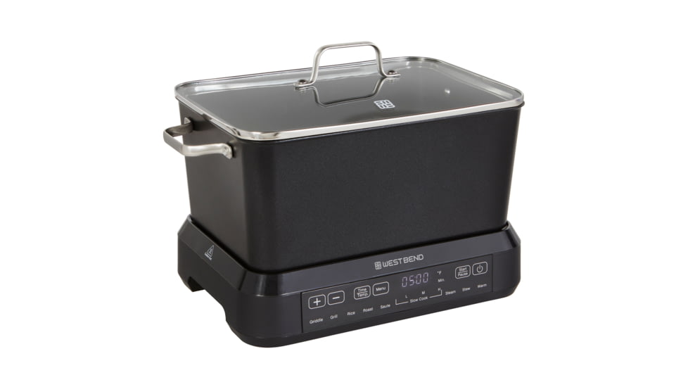 WestBend Versatility Cooker PLUS, Black, 6 Quart, VCWB6QBK13