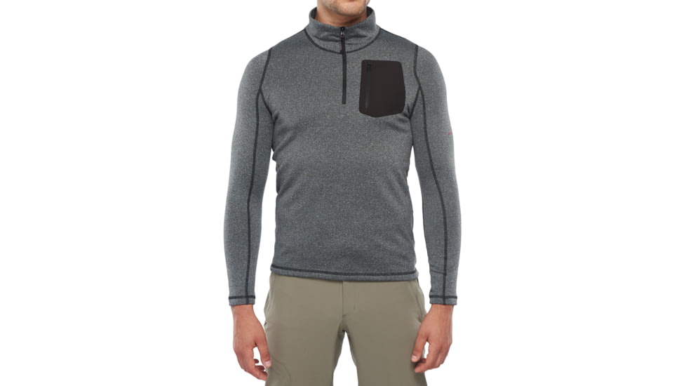 Westcomb Stratum Zip Neck - Men's-Black-Small