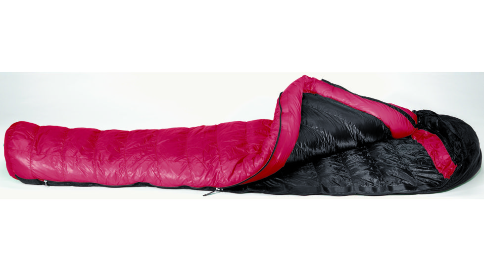 Western Mountaineering Alpinlite Sleeping Bag, 20F/-7C, RZ, Cranberry, 5ft. 6in., 56ALPIRZ