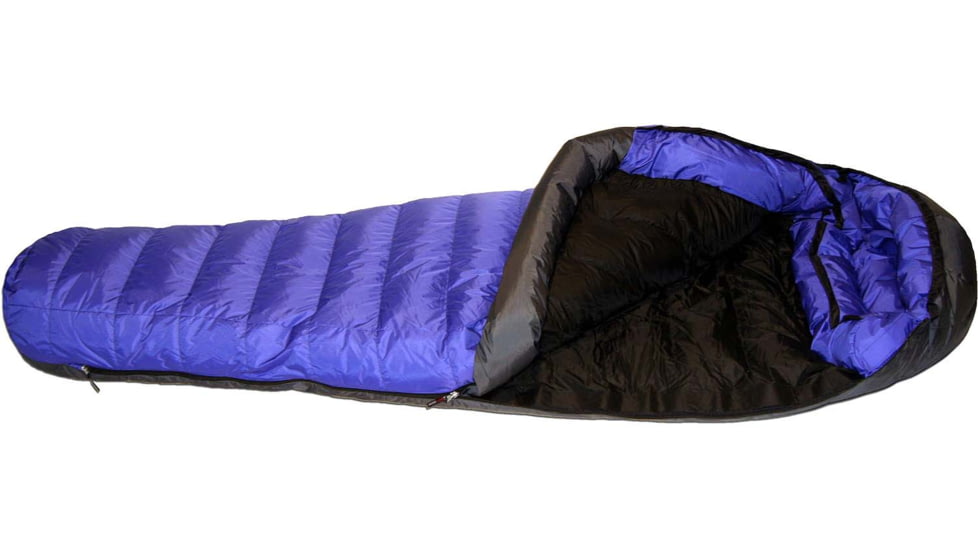 Western Mountaineering Antelope Gore Infinium Sleeping Bag, Right Zip, Royal Blue/Black, 5.6in, 56ANTGIRZ
