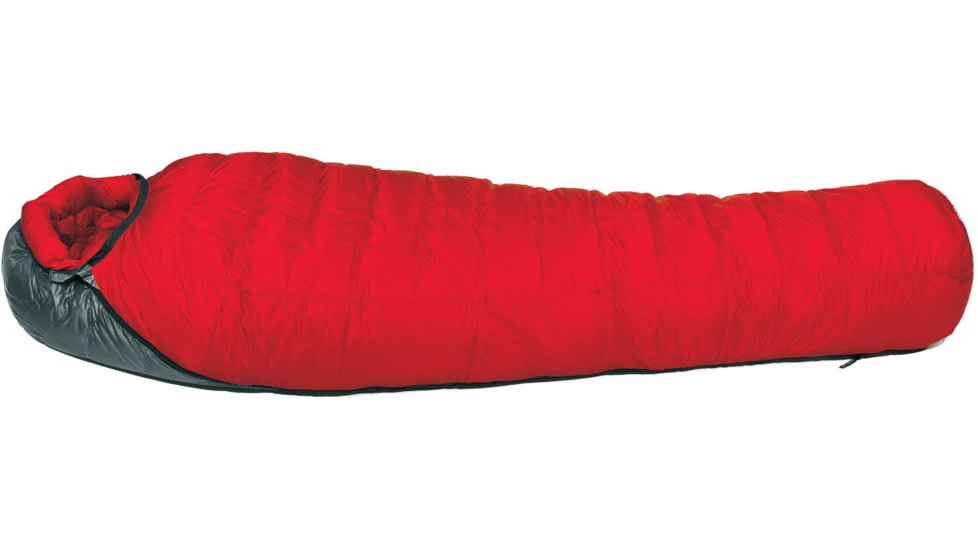 Western Mountaineering Bison GWS -40 Sleeping Bag, Left Zip, Crimson/Black, 6ft 6in, Extra Wide, 66BIWSLZXL