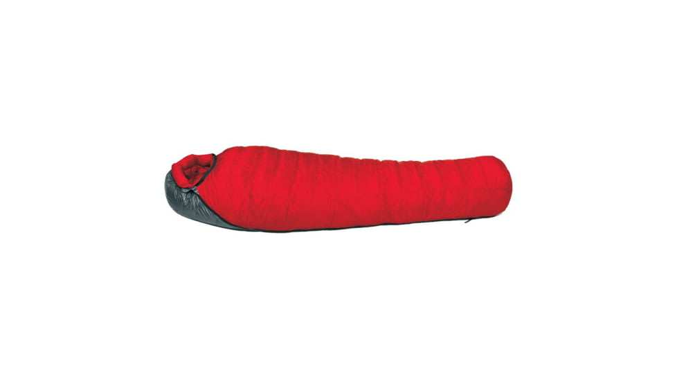 Western Mountaineering Bison StormShield Sleeping Bag, Persimmon/Black, 6ft 6in, 66BISSTSRZ