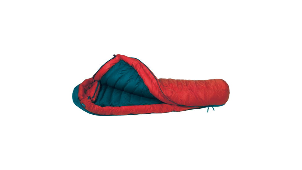 Western Mountaineering Bison StormShield Sleeping Bag, Persimmon/Black, 6ft 6in, 66BISSTSRZ