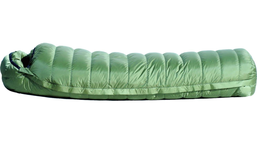 Western Mountaineering Cypress Gore Infinium Sleeping Bag, Left Zip, Sage/Black, 6 ft 0 in, 60CYPGILZ