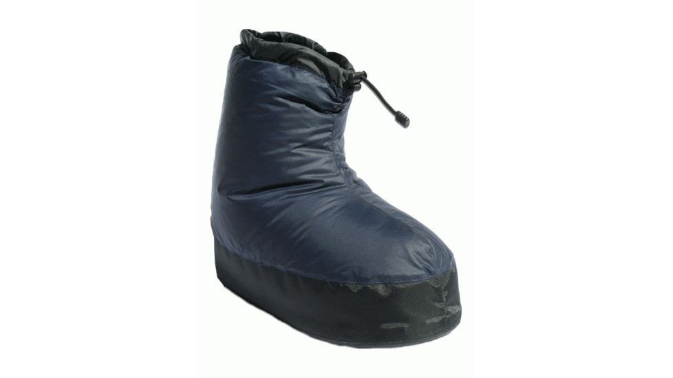 Western Mountaineering Down Booties - Unisex, Blue, Large, DNBTLNV