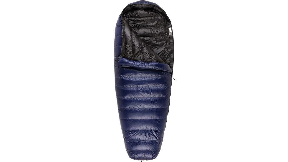 Western Mountaineering Terralite Sleeping Bag, 25F/-4C, LZ, Navy Blue, 7ft. 0in., 70TERRALZ
