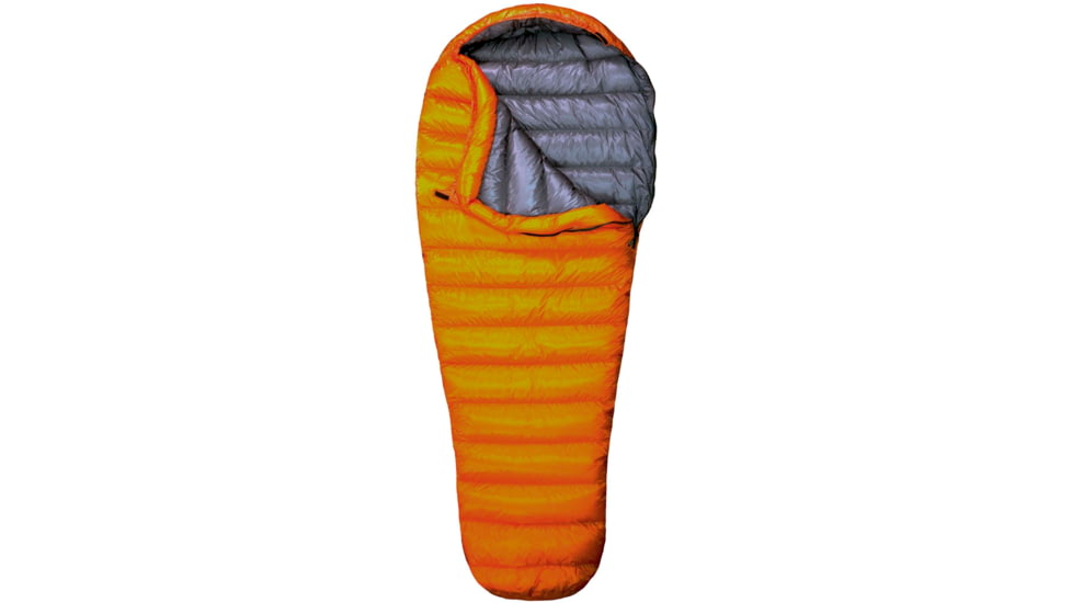 Western Mountaineering Flylite 34 Sleeping Bag, Left Zip, Orange/Grey, 5ft 6in, 56FLYOGLZ