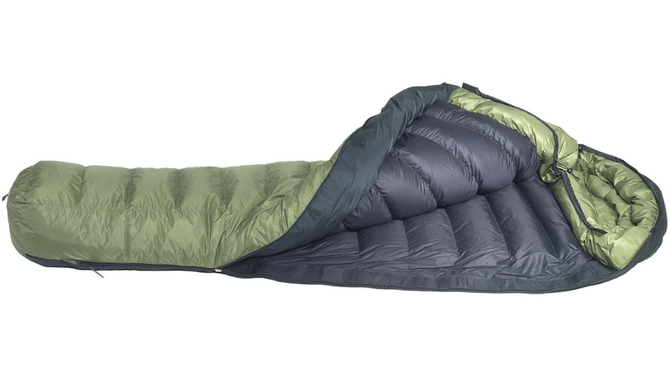 Western Mountaineering Lynx Gore Infinium Sleeping Bag, Left Zip, Sage/Black, 6 ft 0 in, 60LYNGILZ