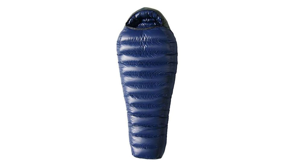 Western Mountaineering Lynx MF Sleeping Bag, -10F/-23C, LZ, Navy Blue, 5ft. 6in., 56LXMFLZ
