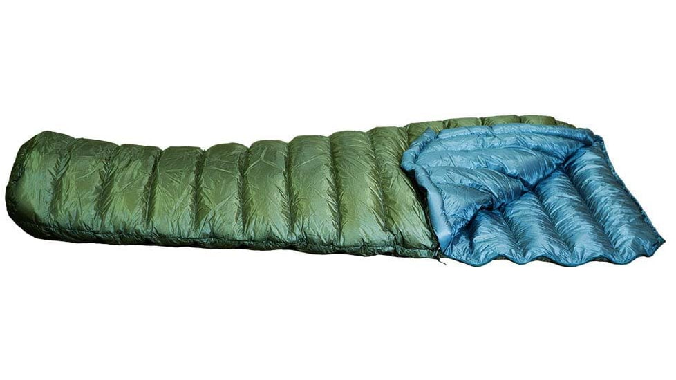 Western Mountaineering MonoLite Sleeping Bag, Left Zip, Olive/Grey, 6ft 6in, 66MONOLZ