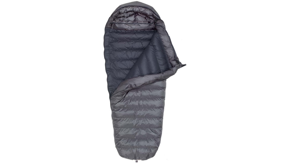 Western Mountaineering Sequoia Gore Infinium Sleeping Bag, Right Zip, Grey/Black, 6in, 60SEQGIRZ