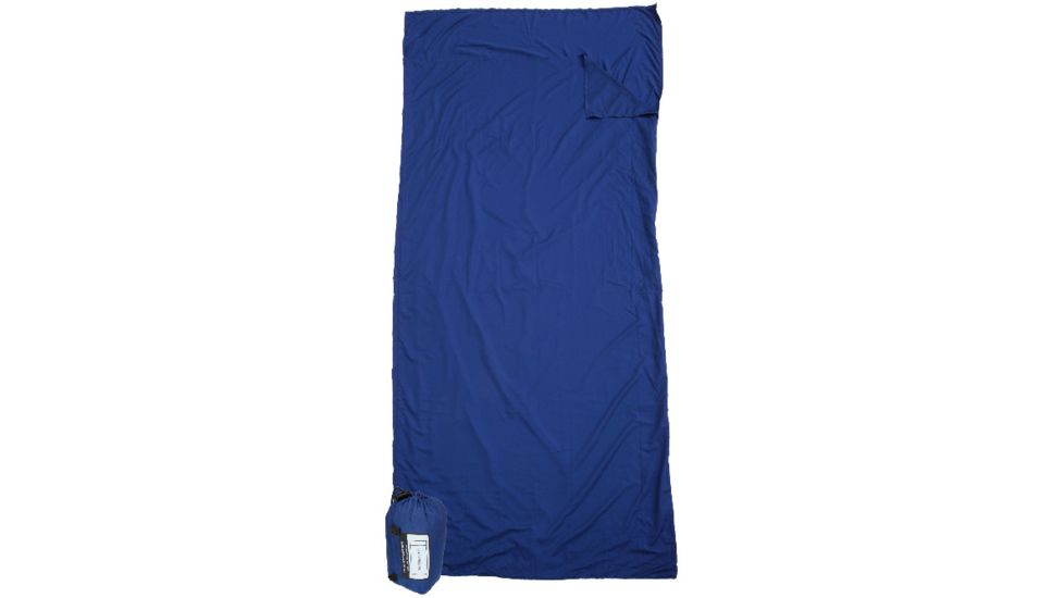 Western Mountaineering Sonora Sleep Liner, Polyester, Navy Blue, Rectangular, 66SONLNRCT