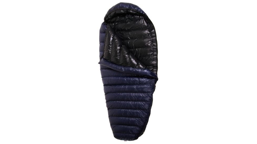 Western Mountaineering Terralite Sleeping Bag, 25F/-4C, LZ, Navy Blue, 5ft. 6in., 56TERRALZ