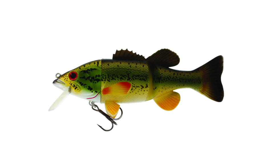 Westin Barry the Bass Jointed Hybrid Swimbait, 5-7/8in 2oz, Slow Sinking Largemouth Bass, P057-131-023