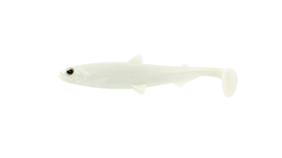 Westin HypoTeez ST Soft Paddle Tail Swimbait, 6in 1-1/16 oz. 1pc, Pearl, P018-165-021