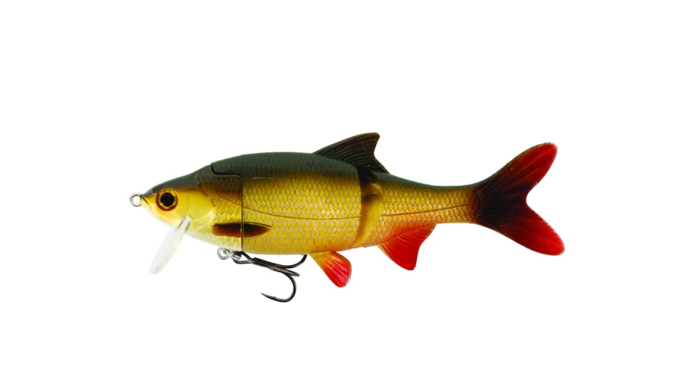 Westin Ricky the Roach Jointed Hybrid Swimbait, 5-7/8in, 1.25oz, Lively Rudd, P058-137-025
