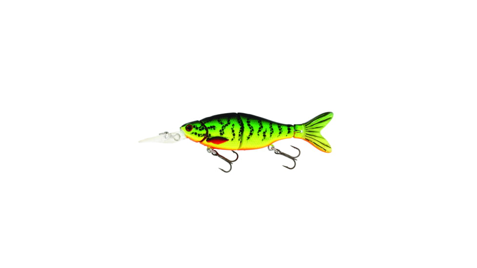 Westin Ricky the Roach Muilti-Jointed Hard Lure Swimbait HL/MJ, 3 1/8in, 1/4 oz, Crazy Firetiger, P032-063-007