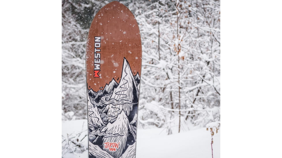 Weston Backcountry Japow Pow Slayer, Brown/Black/White, 154, 812049025360
