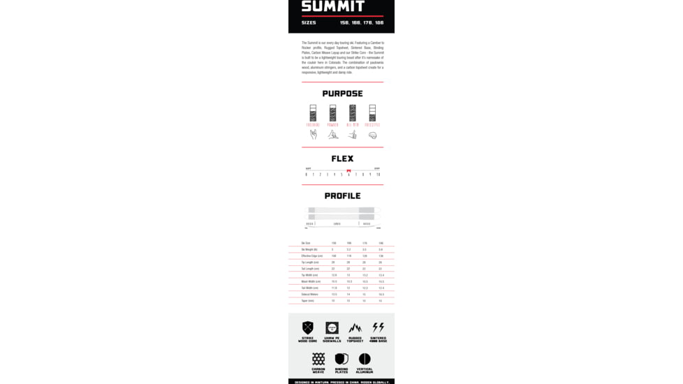 Weston Savage Skis, 186, 106186721F