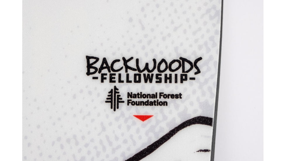 Weston Backwoods Artist Series Snowboard - 21/22, White, 163, 106163005G