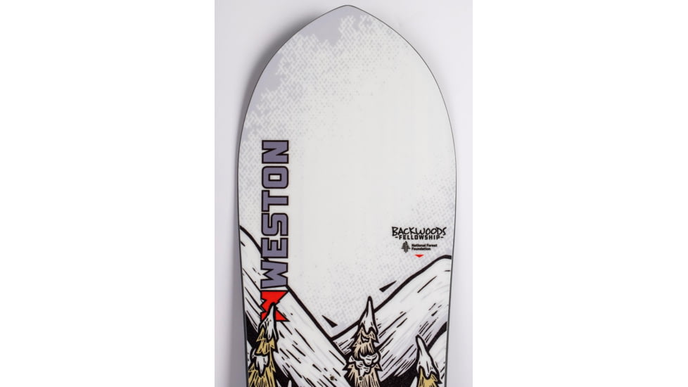 Weston Backwoods Artist Series Snowboard - 21/22, White, 163, 106163005G