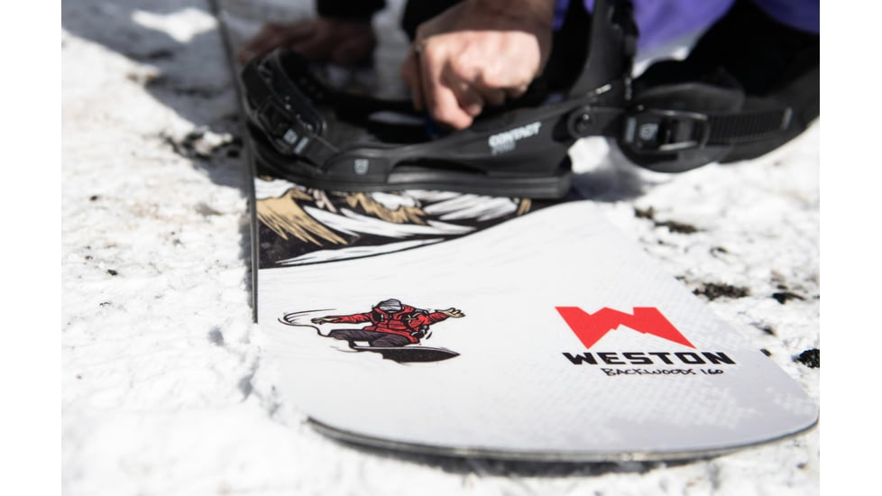 Weston Backwoods Artist Series Snowboard - 21/22, White, 163, 106163005G