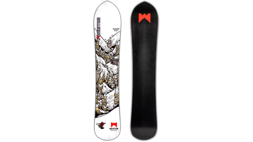 Weston Backwoods Artist Series Snowboard - 21/22, White, 163, 106163005G