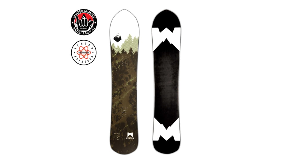 Weston Backwoods Snowboard, Green, 152, 22.006.005.152V0